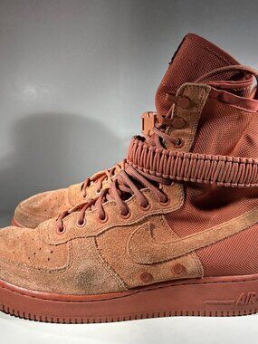 Nike SF Air Force 1 Dusty Peach Mens High Top Boots Shoes Size 11 AF1 Tactical